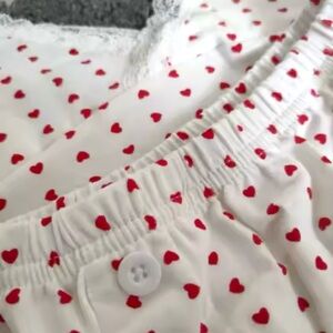 Heart Print Kids Pajamas